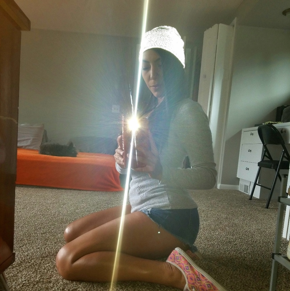 Dark Gray Reflective Beanie